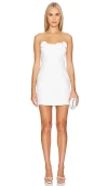 Amanda Uprichard X Revolve Sabine Mini Dress In 象牙白
