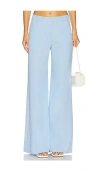Amanda Uprichard X Revolve Saddler Pants In Blue