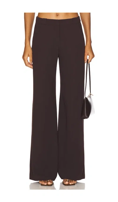Amanda Uprichard X Revolve Saddler Pants In Brown