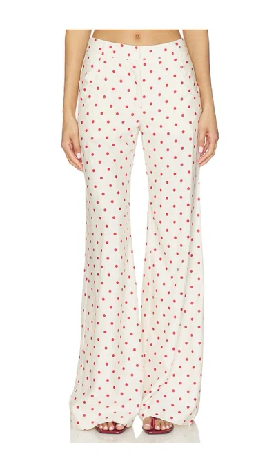 Amanda Uprichard X Revolve Saddler Pants In White