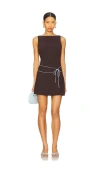 Amanda Uprichard X Revolve Scotlyn Dress In Brown