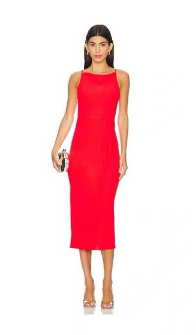 Amanda Uprichard X Revolve Shaelyn Dress In Red