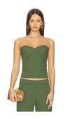 Amanda Uprichard X Revolve Soho Top In Green
