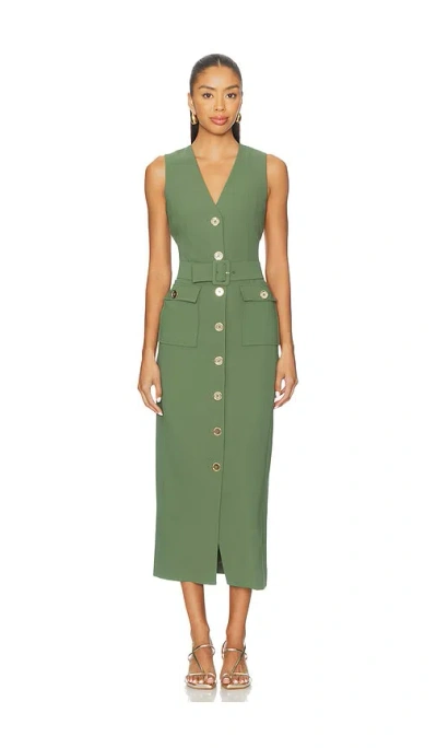 Amanda Uprichard Sonata 원피스 In Green