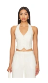 Amanda Uprichard X Revolve Stefan Vest In 米色