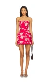 Amanda Uprichard X Revolve Strapless Bethany Skort Romper