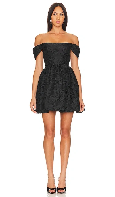 Amanda Uprichard X Revolve Valentina Dress In 黑色