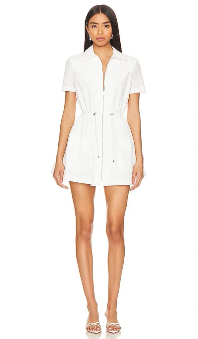 Amanda Uprichard X Revolve Vanessa Mini Dress In 白色