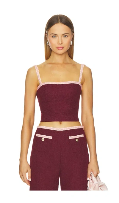 Amanda Uprichard Windsor トップ In Brown
