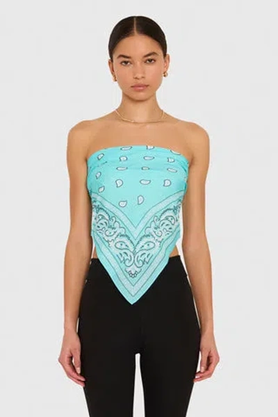 Amanda Uprichard Xl Bandana Scarf In Blue