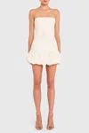 Amanda Uprichard Yvette Bubble Dress In White