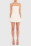 Amanda Uprichard Yvette Bubble Dress In White