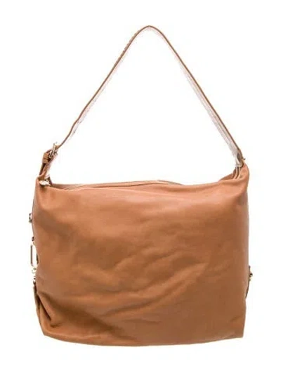 Pre-owned Amanda Wakeley Leather Shoulder Bag In Brown