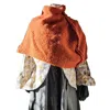 Amano By Lorena Laing Women's Alpaca Shrug In Orange In Orange