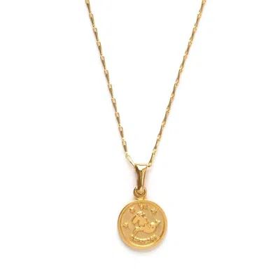 Amano Studio Women's Zodiac Medallion Charm Necklace In Capricorn In Multi