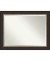 Amanti Art Impact Framed Bathroom Vanity Wall Mirror, 46.25" X 36.25" In Bronze