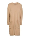 A.manto A. Mantó Woman Mini Dress Camel Size M Merino Wool, Viscose, Polyamide, Cashmere In Beige