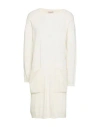 A.manto A. Mantó Woman Mini Dress Cream Size M Merino Wool, Viscose, Polyamide, Cashmere In White