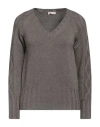 A.manto A. Mantó Woman Sweater Grey Size Xl Merino Wool