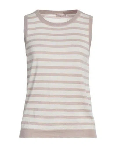 A.manto A. Mantó Woman Top Ivory Size M Merino Wool, Silk
