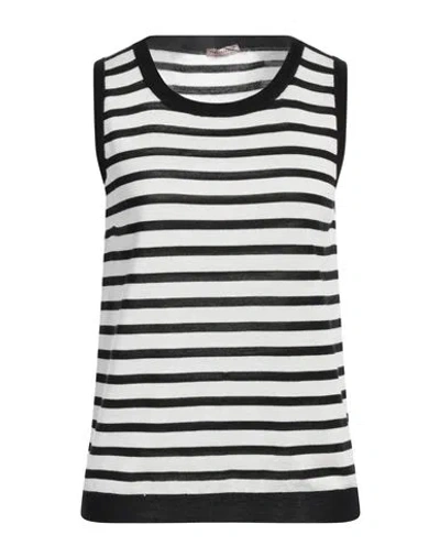 A.manto A. Mantó Woman Top White Size L Merino Wool, Silk