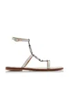 Amanu Exclusive Riviera The Bazaruto Leather Sandals In White