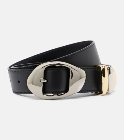 Amanu Grumeti Leather Belt In Black