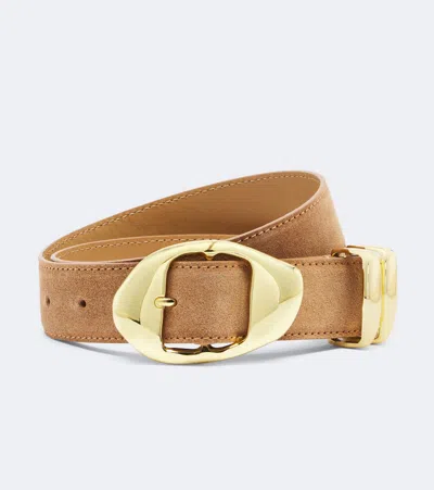 Amanu Grumeti Suede Belt In Brown