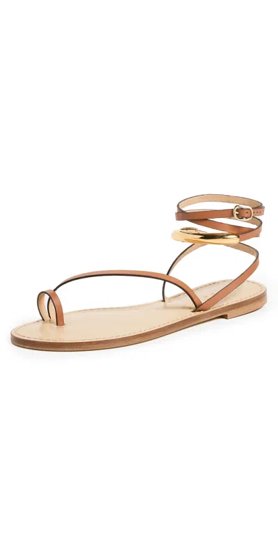 Amanu Kalahari Sandals Cognac