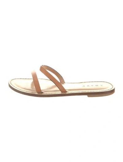 Pre-owned Amanu Leather In Brown
