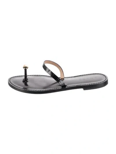Pre-owned Amanu Patent Leather In Black