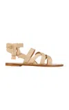 Amanu Style 28 The Agadir Strappy Sandal In Neutral