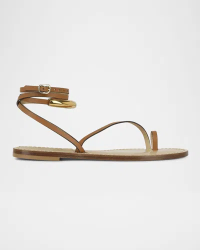 AMANU THE KALAHARI LEATHER WRAP SANDALS