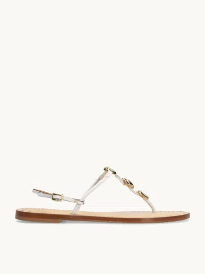Amanu The Nairobi Sandal White 10