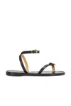 Amanu The Senegal Sandal In Black