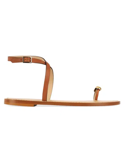 Amanu Women's The Kigali Leather Sandals In Brown