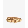 Amanu Womens Sand Vaal Leather Belt In Brown
