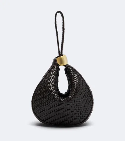 Amanu Zambia Small Leather Top-handle Bag In Brown