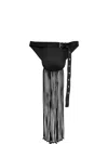 Amapô Fringed Belt Bag In Black