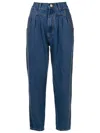 Amapô High-rise Slim-fit Jeans In Blue