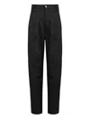 Amapô Pleated-front Trousers In Black