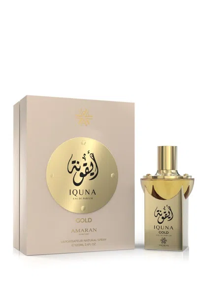 Amaran Ladies Iquna Gold Edp Spray 3.4 oz Fragrances 6294019026845 In Multi