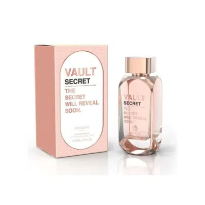 Amaran Ladies Vault Secret Edp Spray 3.4 oz Fragrances 6294019014293 In Transparent