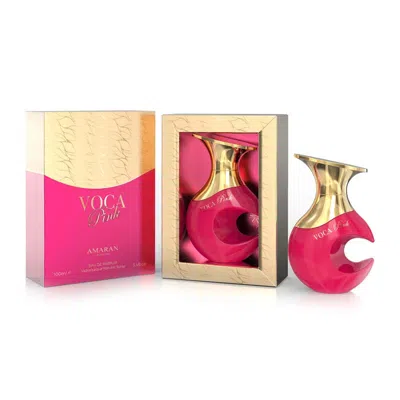 Amaran Ladies Voca Pink Edp Spray 3.4 oz Fragrances 6294019012152 In Transparent
