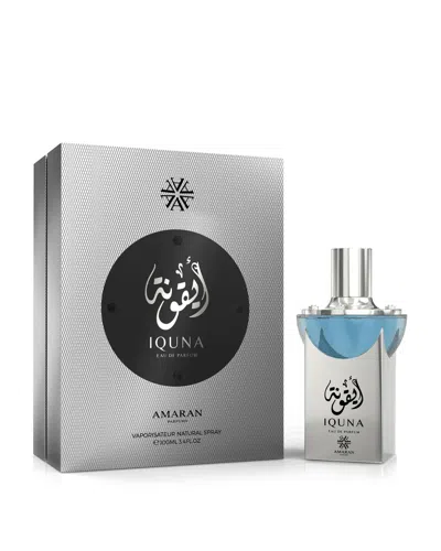 Amaran Men's Iquna Edp Spray 3.4 oz Fragrances 6294019026838 In Silver