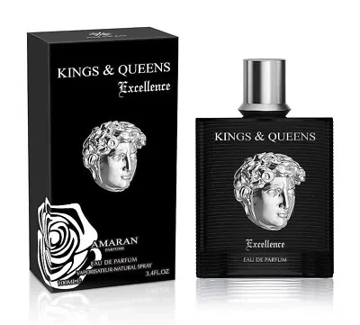 Amaran Men's Kings & Queens Excellence Edp Spray 3.4 oz Fragrances 6291108727799 In Black