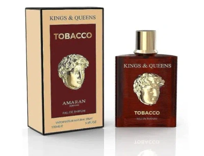 Amaran Unisex Kings & Queens Tobacco Edp Spray 3.4 oz Fragrances 6294019003051 In Red