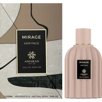 Amaran Unisex Mirage Heritage Edp 3.4 oz Fragrances 6294019036745 In Transparent