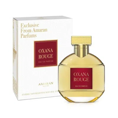 Amaran Unisex Oxana Rouge Edp Spray 3.4 oz Fragrances 6291108727515 In Transparent