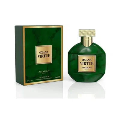 Amaran Unisex Oxana Virtue Edp Spray 3.4 oz Fragrances 6294019003082 In Transparent